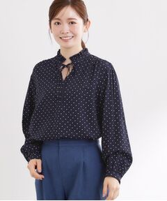 Reflect / リフレクト シャツ・ブラウス | 【セットアップ可】ドット柄ワッシャーブラウス