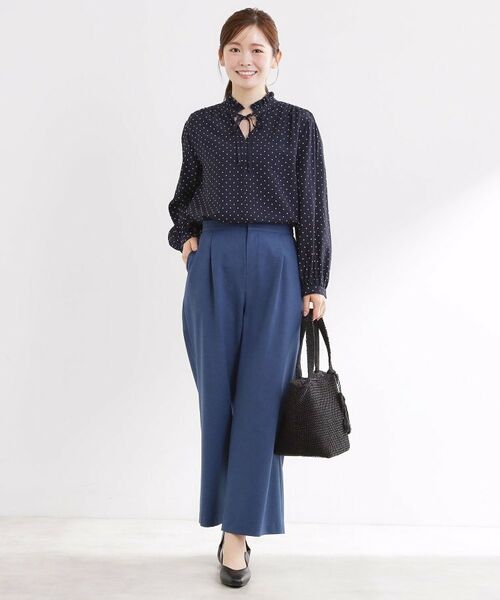 Reflect / リフレクト シャツ・ブラウス | 【セットアップ可】ドット柄ワッシャーブラウス | 詳細11