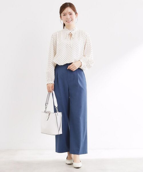 Reflect / リフレクト シャツ・ブラウス | 【セットアップ可】ドット柄ワッシャーブラウス | 詳細4