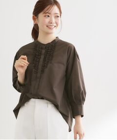 Reflect / リフレクト シャツ・ブラウス | 八分袖フロントフリルブラウス