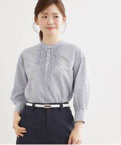 Reflect / リフレクト シャツ・ブラウス | 八分袖フロントフリルブラウス