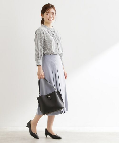 Reflect / リフレクト シャツ・ブラウス | 八分袖フロントフリルブラウス | 詳細11