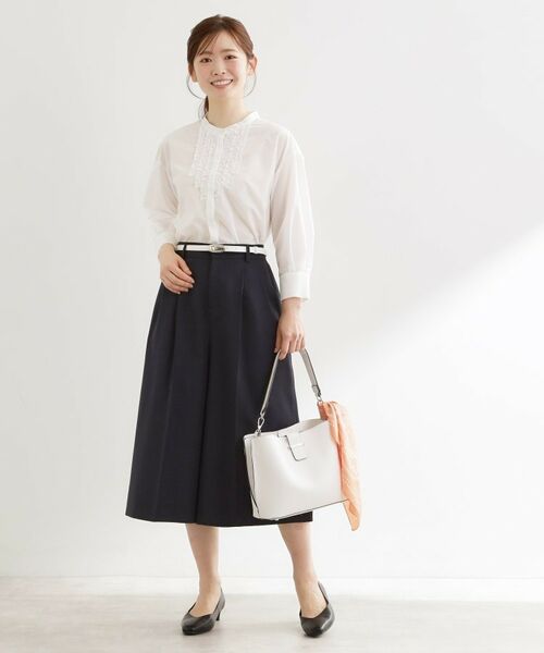 Reflect / リフレクト シャツ・ブラウス | 八分袖フロントフリルブラウス | 詳細2