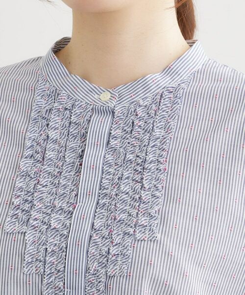 Reflect / リフレクト シャツ・ブラウス | 八分袖フロントフリルブラウス | 詳細21