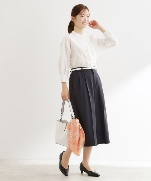 Reflect / リフレクト シャツ・ブラウス | 八分袖フロントフリルブラウス | 詳細3