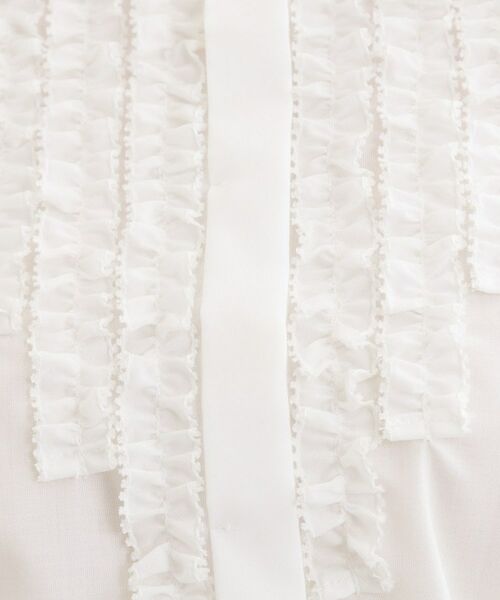Reflect / リフレクト シャツ・ブラウス | 八分袖フロントフリルブラウス | 詳細4