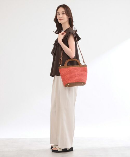 Reflect / リフレクト ショルダーバッグ | 【ショルダー付き】雑材風バッグ | 詳細4