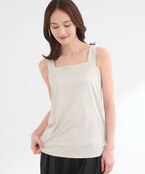 Reflect / リフレクト キャミソール・チューブトップ | カットソータンクトップ（グレージュ(050)）