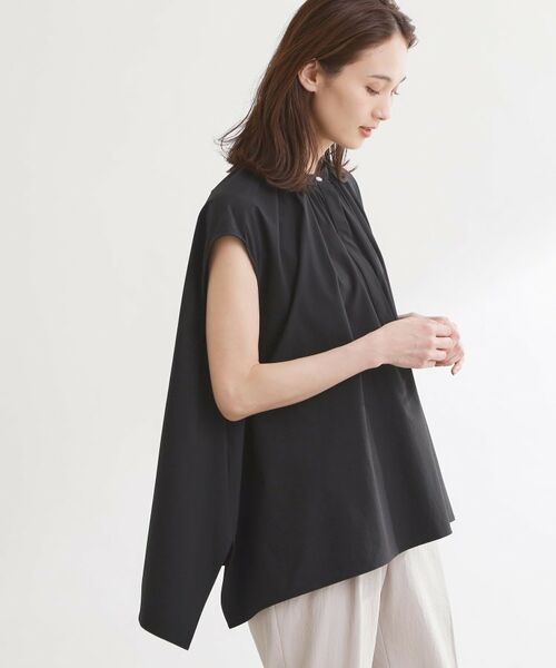 Reflect / リフレクト シャツ・ブラウス | 【UVカット／接触冷感】ラッシュガードブラウス（ブラック(019)）