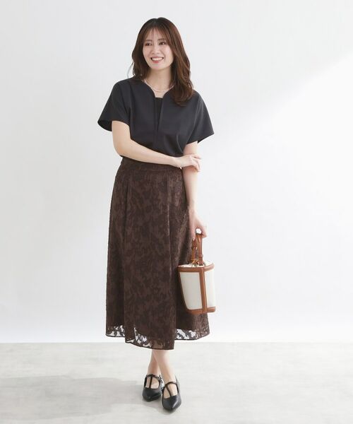 Reflect / リフレクト カットソー | 【UVカット/接触冷感/吸水速乾】フレアスリーブプルオーバージャージ | 詳細9