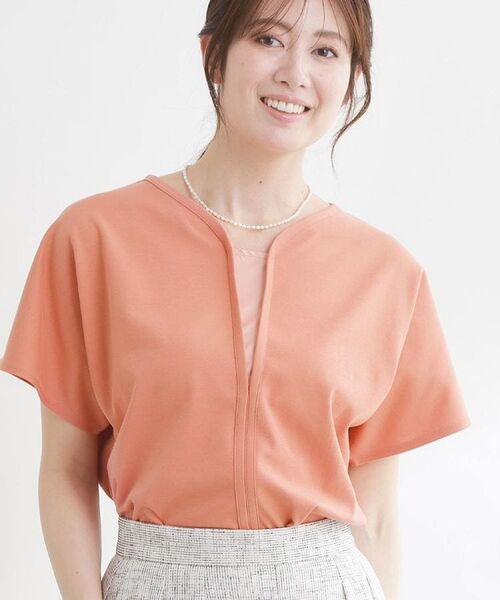 Reflect / リフレクト カットソー | 【UVカット/接触冷感/吸水速乾】フレアスリーブプルオーバージャージ(ピンク(071))