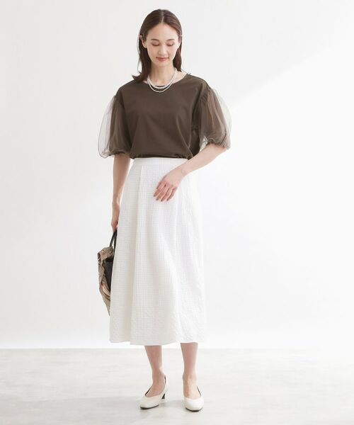 Reflect / リフレクト カットソー | チュールスリーブデザインプルオーバー | 詳細10