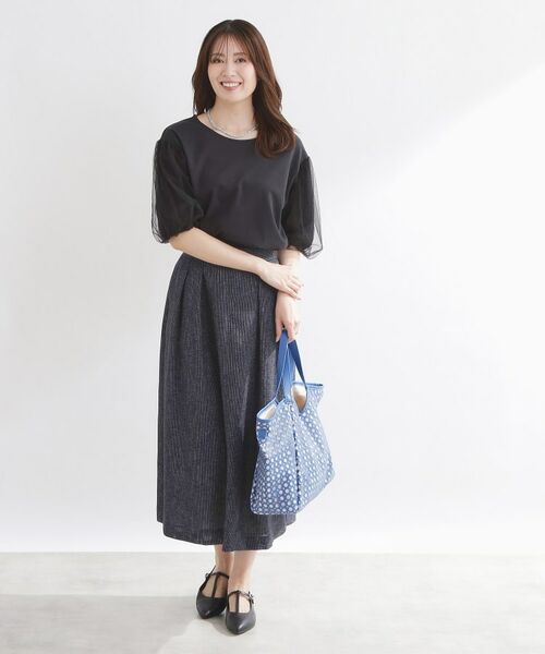 Reflect / リフレクト カットソー | チュールスリーブデザインプルオーバー | 詳細14