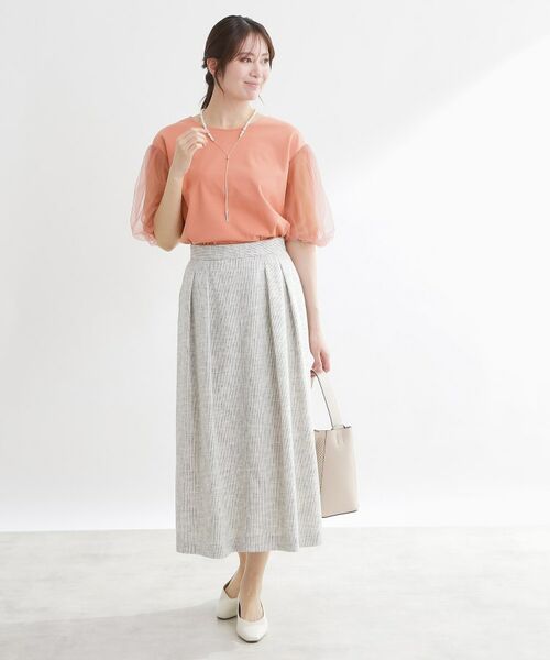 Reflect / リフレクト カットソー | チュールスリーブデザインプルオーバー | 詳細19