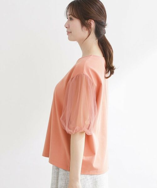 Reflect / リフレクト カットソー | チュールスリーブデザインプルオーバー | 詳細22