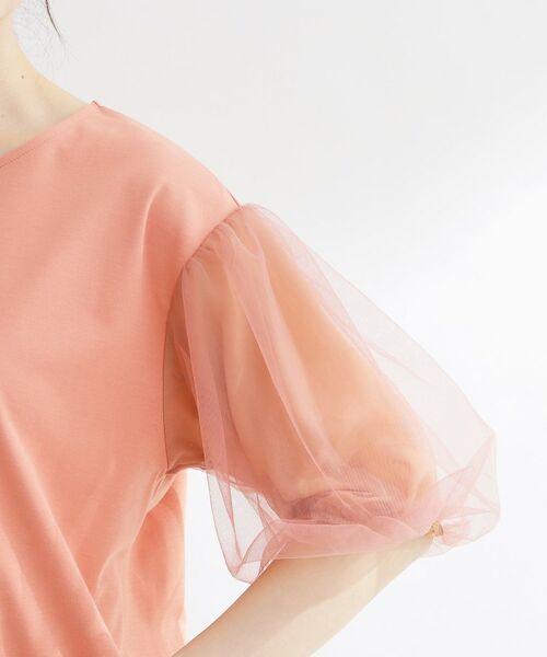 Reflect / リフレクト カットソー | チュールスリーブデザインプルオーバー | 詳細26