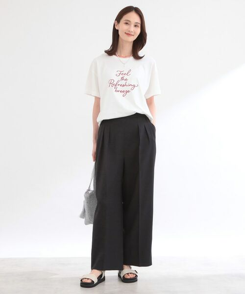 Reflect / リフレクト Tシャツ | 【接触冷感】ラインアート刺繍Tシャツ | 詳細3