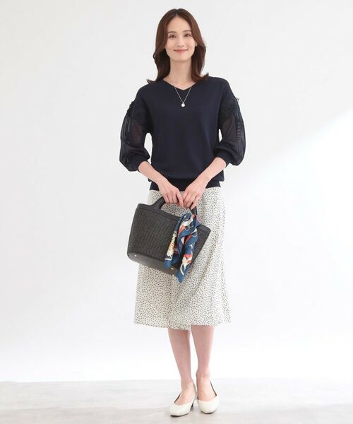 Reflect / リフレクト ニット・セーター | 【前後2WAY】レーススリーブデザインニットトップス | 詳細11