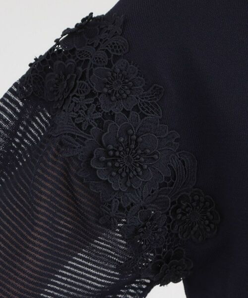 Reflect / リフレクト ニット・セーター | 【前後2WAY】レーススリーブデザインニットトップス | 詳細12