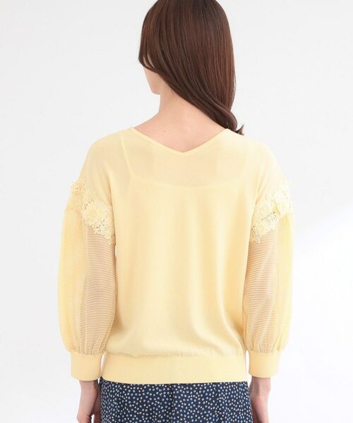 Reflect / リフレクト ニット・セーター | 【前後2WAY】レーススリーブデザインニットトップス | 詳細16