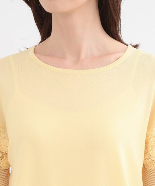 Reflect / リフレクト ニット・セーター | 【前後2WAY】レーススリーブデザインニットトップス | 詳細17