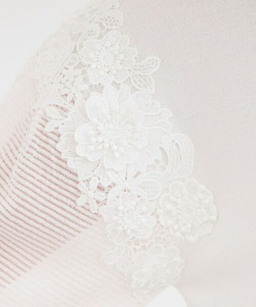 Reflect / リフレクト ニット・セーター | 【前後2WAY】レーススリーブデザインニットトップス | 詳細4