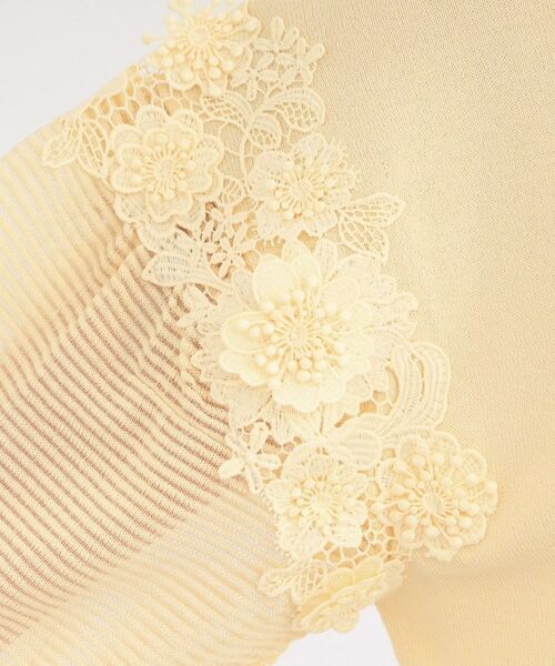 Reflect / リフレクト ニット・セーター | 【前後2WAY】レーススリーブデザインニットトップス | 詳細8