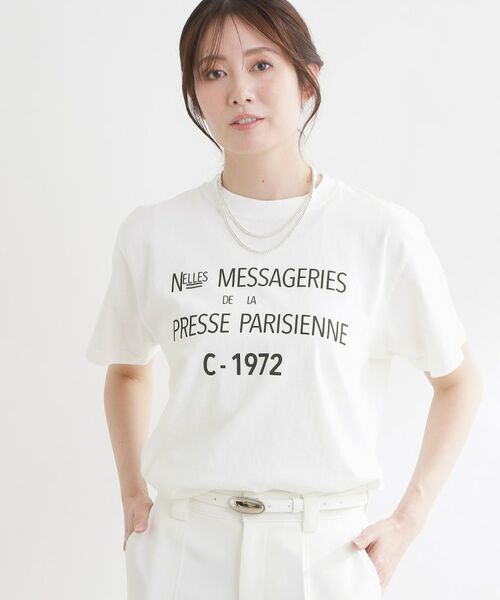 Reflect / リフレクト Tシャツ | 【REGENCY WORKS／Reflect別注カラーあり】ロゴTシャツ（オフホワイト(003)）