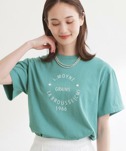 Reflect / リフレクト Tシャツ | 【REGENCY WORKS／Reflect別注カラーあり】サークルモチーフTシャツ（グリーン(022)）