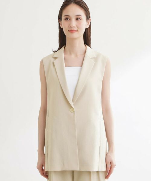 Reflect / リフレクト ベスト | 【セットアップ可】リネンライクジレ | 詳細12