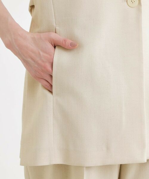 Reflect / リフレクト ベスト | 【セットアップ可】リネンライクジレ | 詳細17