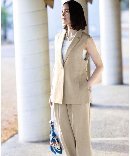 Reflect / リフレクト ベスト | 【セットアップ可】リネンライクジレ | 詳細20