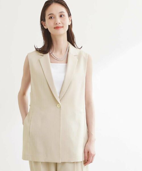Reflect / リフレクト ベスト | 【セットアップ可】リネンライクジレ | 詳細7