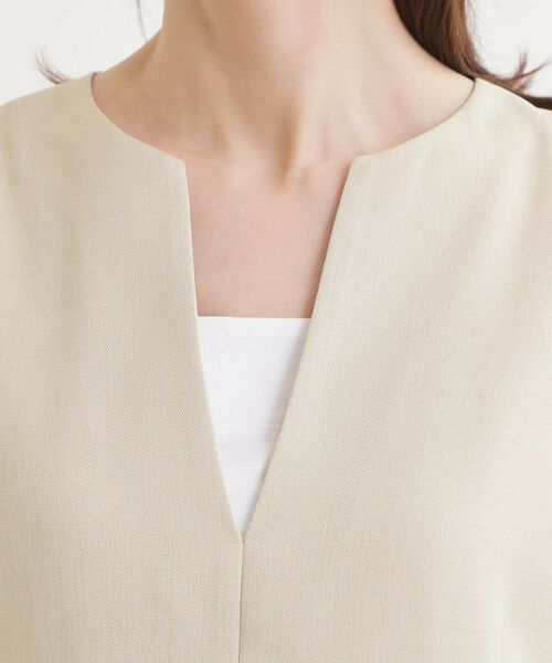 Reflect / リフレクト ベスト | 【セットアップ可】リネンライクプルオーバージレ | 詳細14