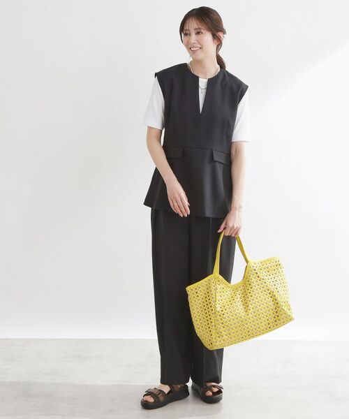 Reflect / リフレクト ベスト | 【セットアップ可】リネンライクプルオーバージレ | 詳細3