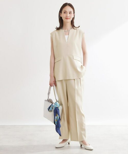 Reflect / リフレクト ベスト | 【セットアップ可】リネンライクプルオーバージレ | 詳細7