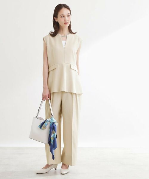 Reflect / リフレクト ベスト | 【セットアップ可】リネンライクプルオーバージレ | 詳細8