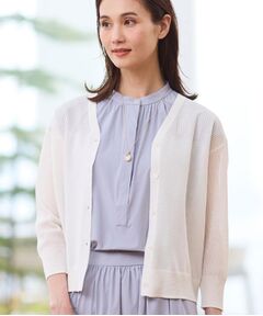 Reflect / リフレクト カーディガン・ボレロ | Vネックニットカーディガン