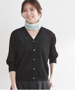 Reflect / リフレクト カーディガン・ボレロ | Vネックニットカーディガン