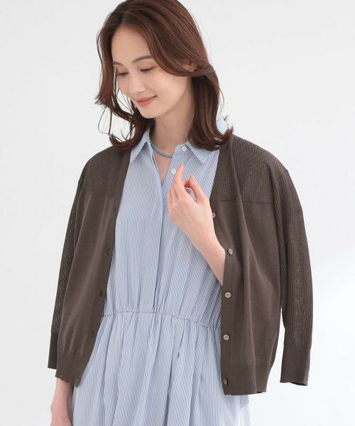 Reflect / リフレクト カーディガン・ボレロ | Vネックニットカーディガン | 詳細17