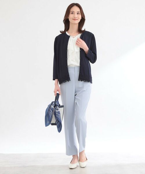 Reflect / リフレクト カーディガン・ボレロ | レーススリーブデザインニットカーディガン | 詳細11