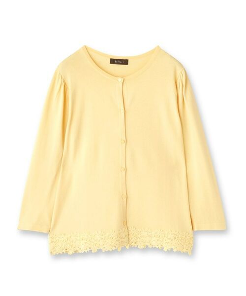 Reflect / リフレクト カーディガン・ボレロ | レーススリーブデザインニットカーディガン | 詳細13