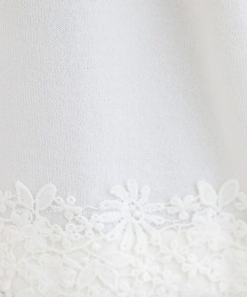 Reflect / リフレクト カーディガン・ボレロ | レーススリーブデザインニットカーディガン | 詳細4