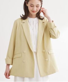 Reflect / リフレクト テーラードジャケット | コットンリネンテーラードジャケット