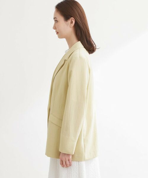 Reflect / リフレクト テーラードジャケット | コットンリネンテーラードジャケット | 詳細10