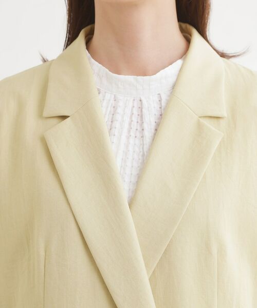 Reflect / リフレクト テーラードジャケット | コットンリネンテーラードジャケット | 詳細12