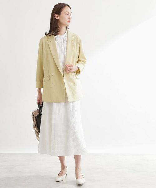 Reflect / リフレクト テーラードジャケット | コットンリネンテーラードジャケット | 詳細3