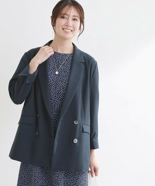 Reflect / リフレクト テーラードジャケット | コットンリネンテーラードジャケット | 詳細5