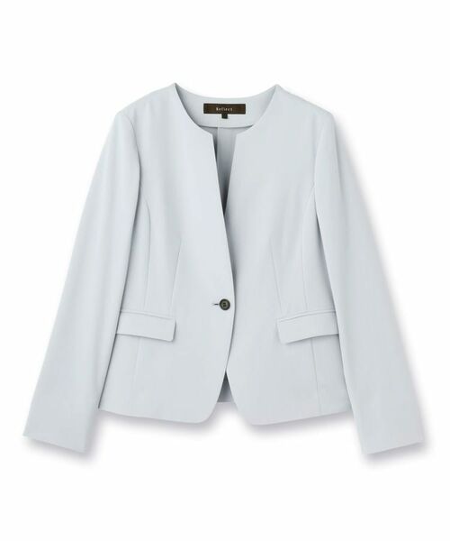 Reflect / リフレクト テーラードジャケット | 【UVカット／接触冷感／セットアップ可】ノーカラージャケット | 詳細12