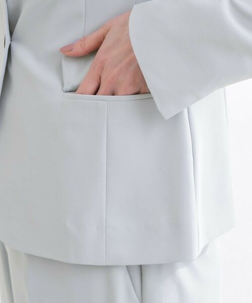 Reflect / リフレクト テーラードジャケット | 【UVカット／接触冷感／セットアップ可】ノーカラージャケット | 詳細20
